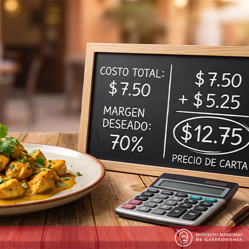 precio de venta de un platillo