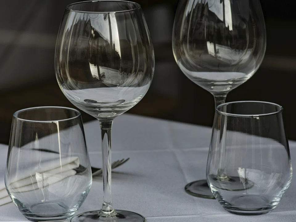 La cristalería en Gastronomía